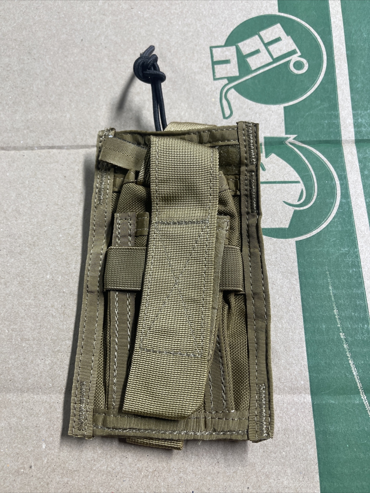 MSA PARACLETE ATXS077-COYOTE BROWN MAGAZINE POUCH, SINGLE , 9MM, OT