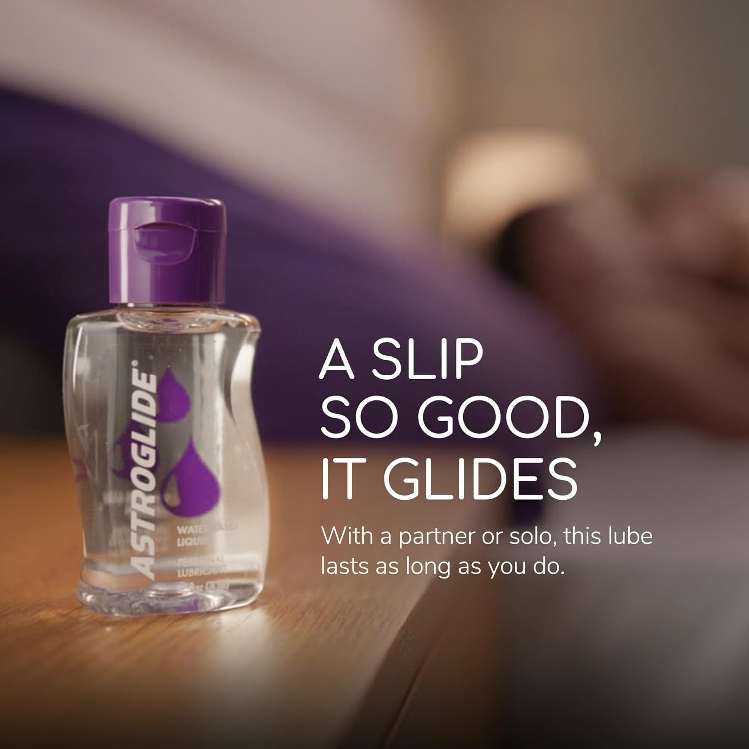 2.5oz Water-Based Personal Lube - Perfect for Couples and Travel