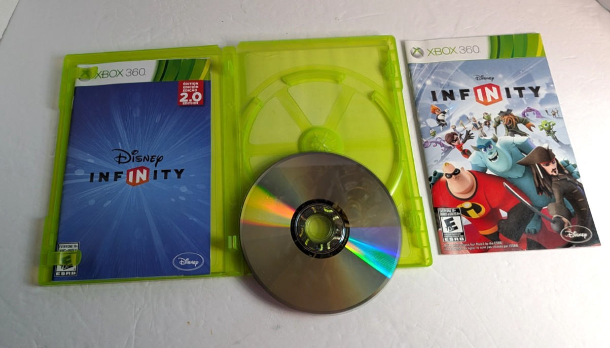 Disney Infinity Marvel & Disney Characters With Platforms & Software Lot