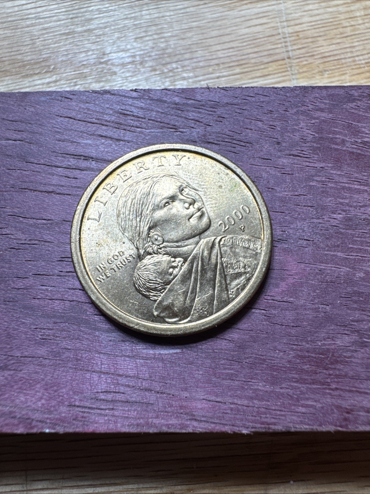 Sacagawea 2000 P Native American Dollar Coin