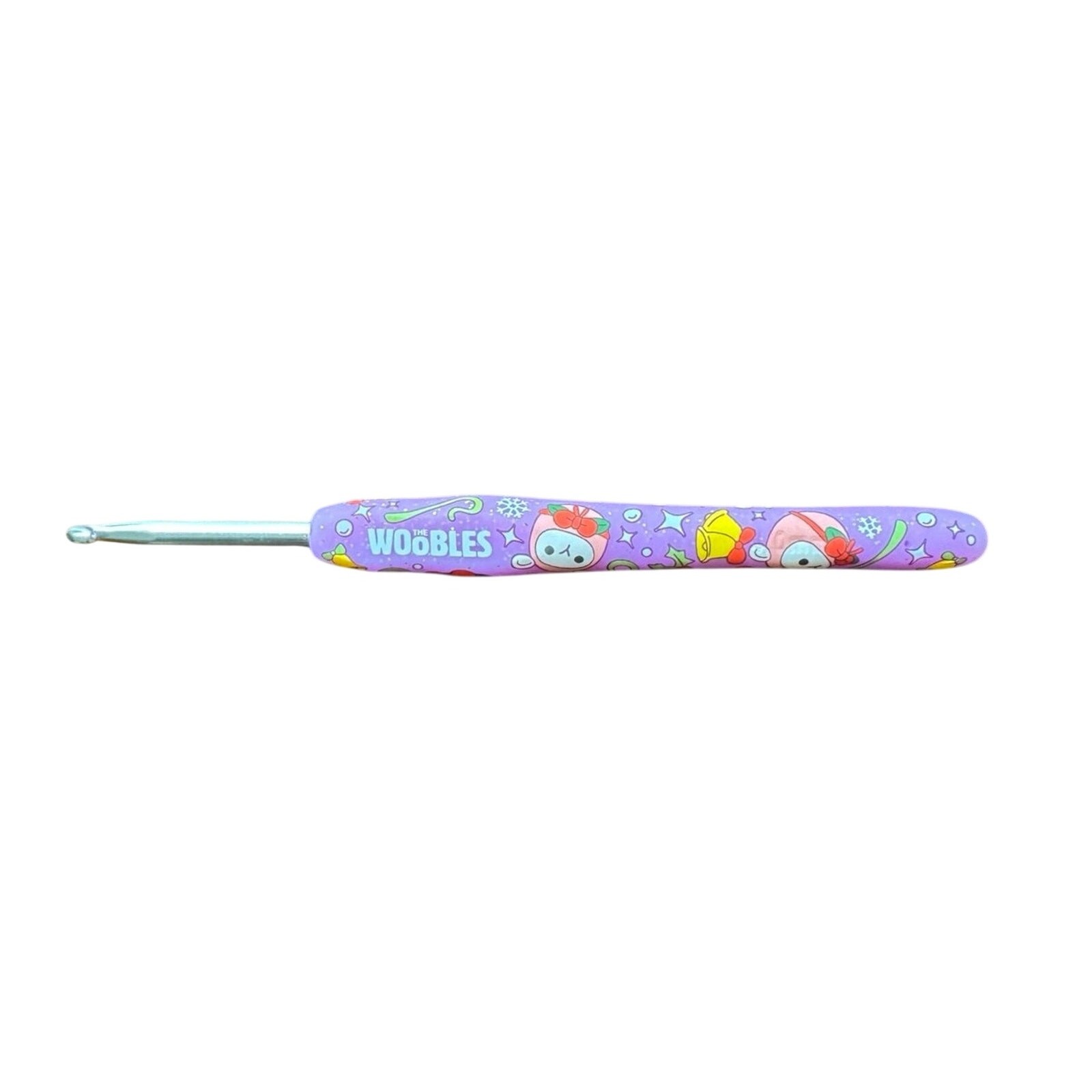 *Holiday Edition* Woobles Ronnie the Lamb Glitter Pink Crochet Hook - Never Used