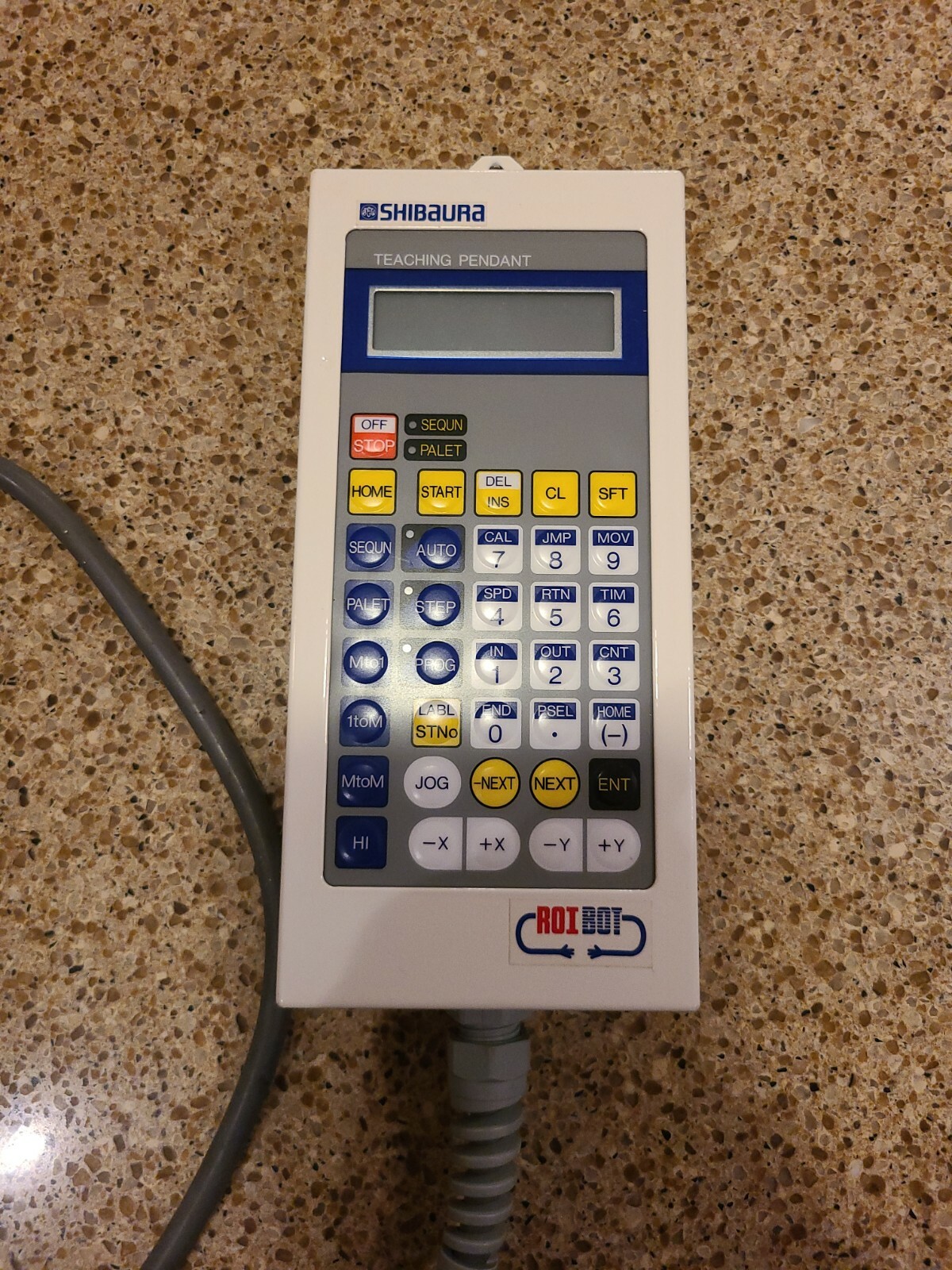 Shibaura ROIBOT TPA-203 Teaching Pendant  with Cable Teach Pendant