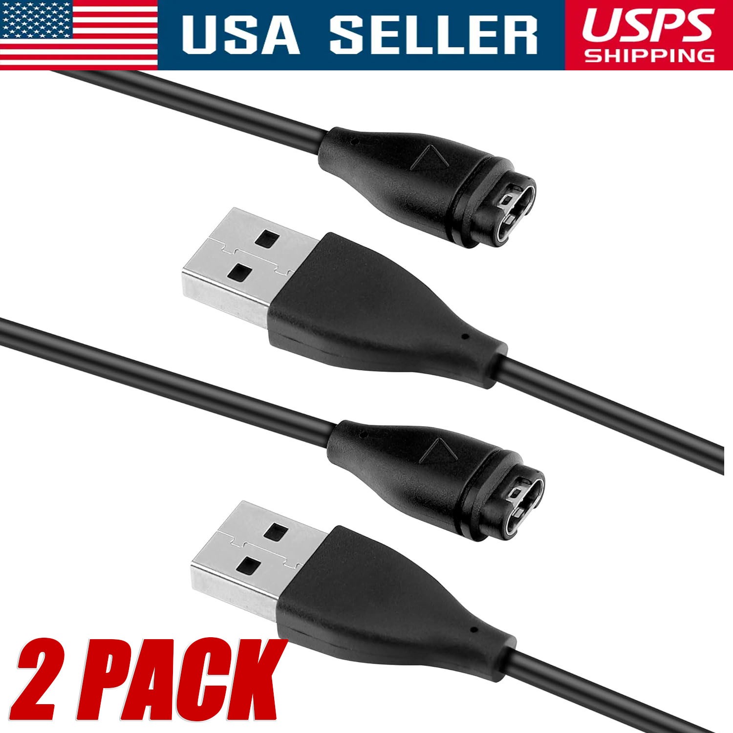 USB Charger for Garmin Fenix 5X Vivoactive 3 Vivosport Watch Charging Cable Cord