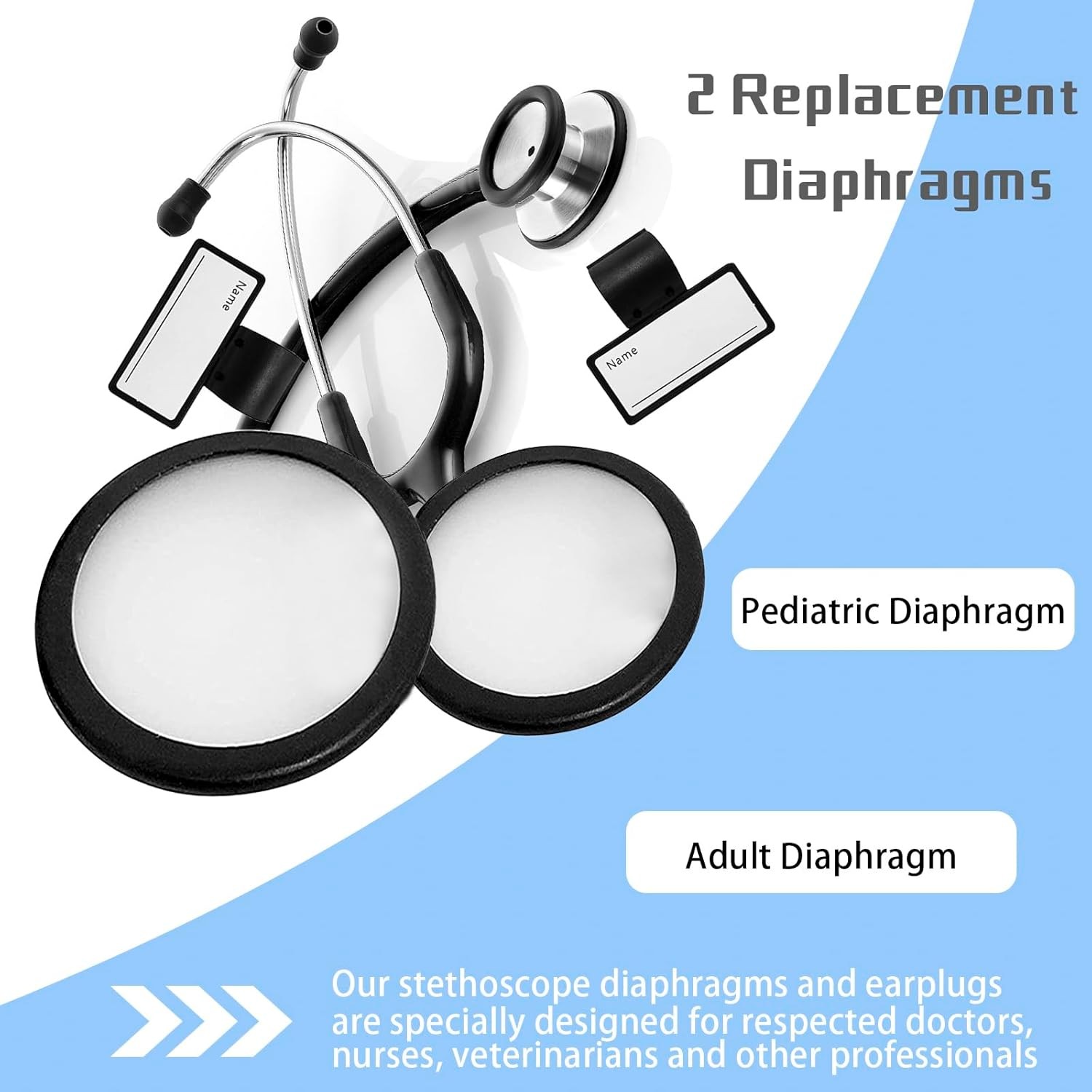 Stethoscope Replacement Part Kit Diaphragm for Littman black