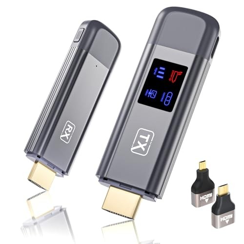 TTQ Wireless HDMI Transmitter and Receiver, 4K Decode 1080P Output