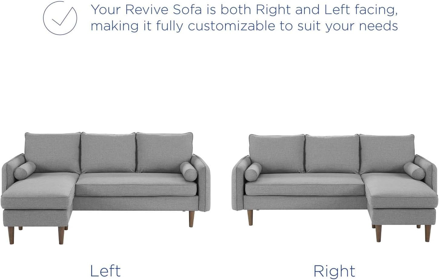 EEI-3867-LGR Revive Sofas, Light Gray