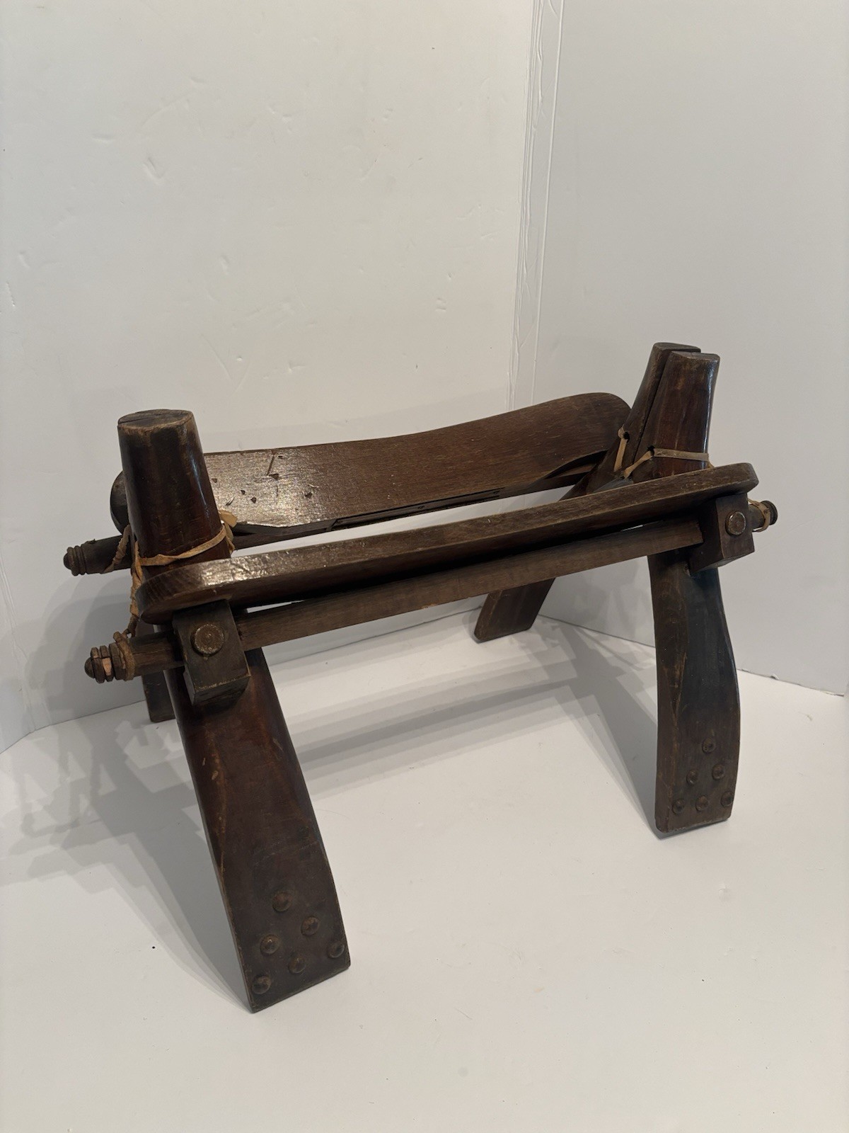 Vintage Egyptian Camel Saddle Stool