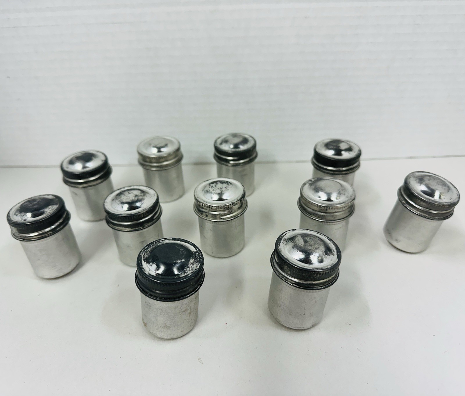 Vintage Metal Film Canisters Lot Of 11