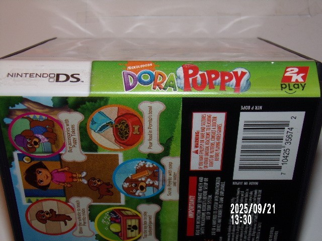 Dora Puppy (Nintendo DS) Case ONLY / No Game / Authentic USA Version