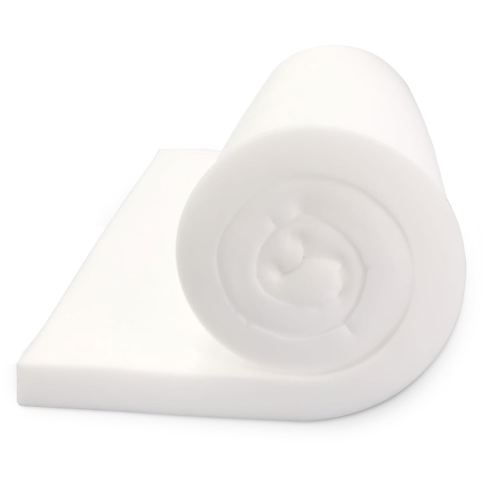 FOAMYFOAM High Density 1 inch Thick, 24 inch Wide, 96 inch Long Upholstery Fo...