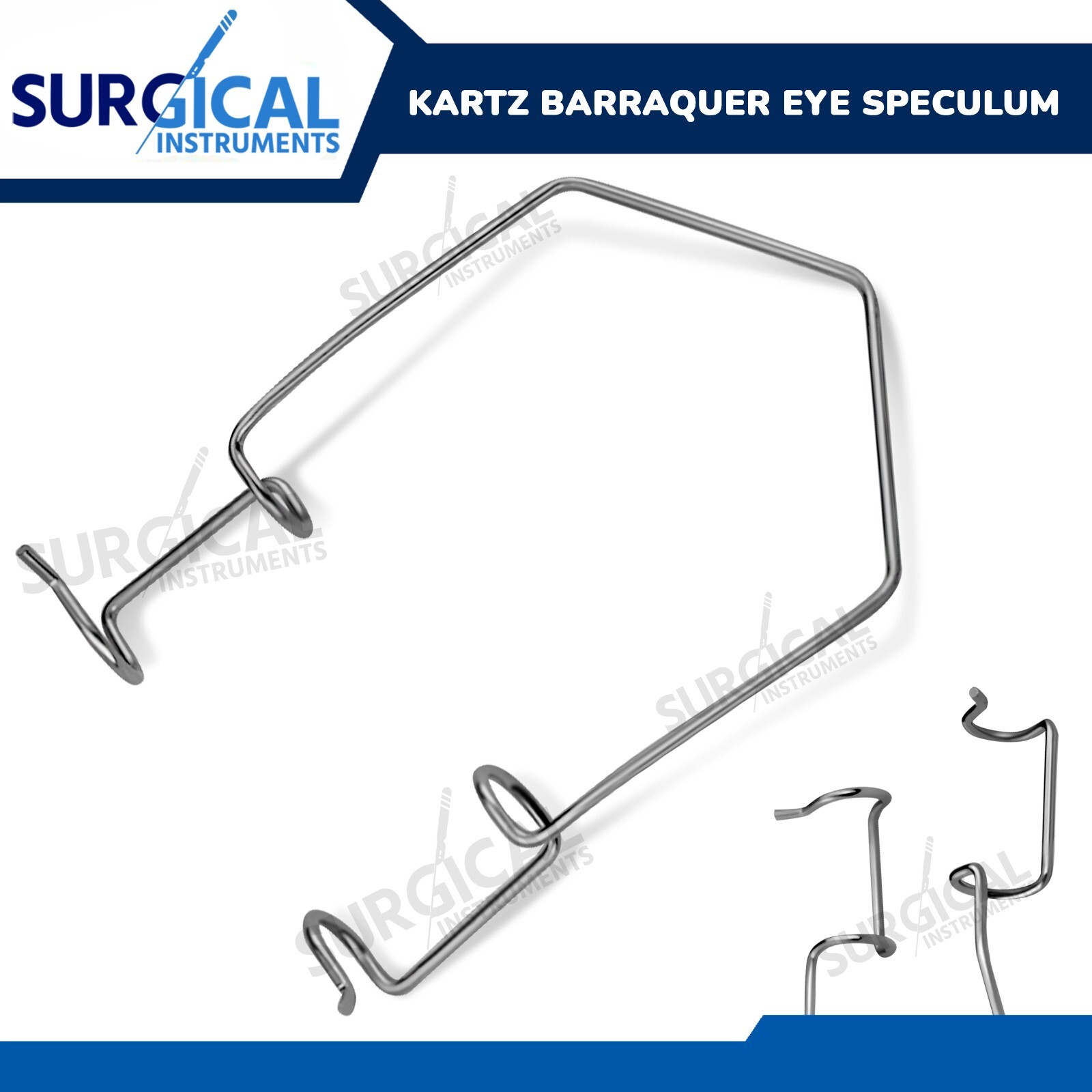Kratz-Barraquer Wire Eye Speculum 15 mm Ophthalmology Instruments German Grade