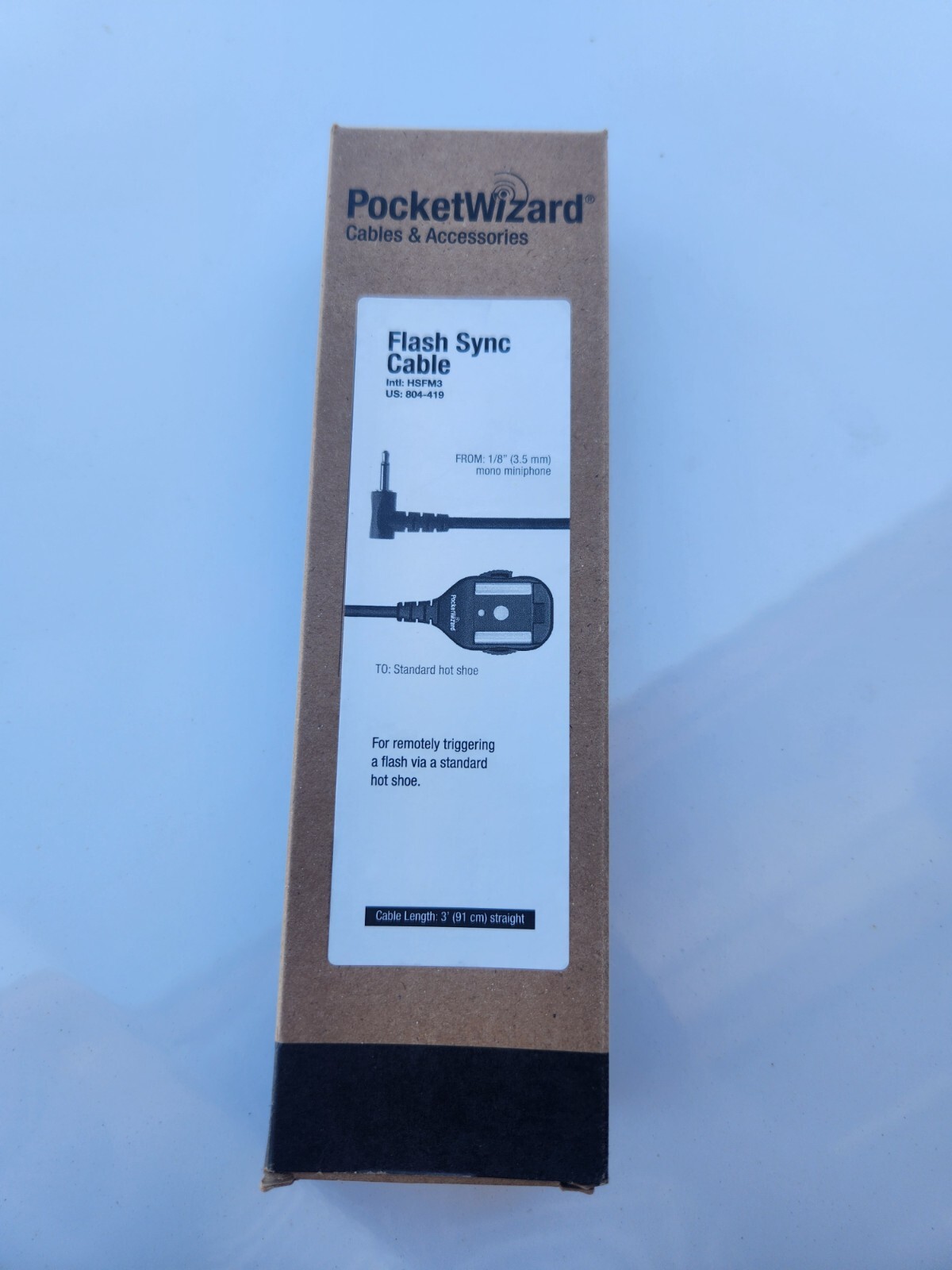 PocketWizard Flash Sync Cable HSFM3