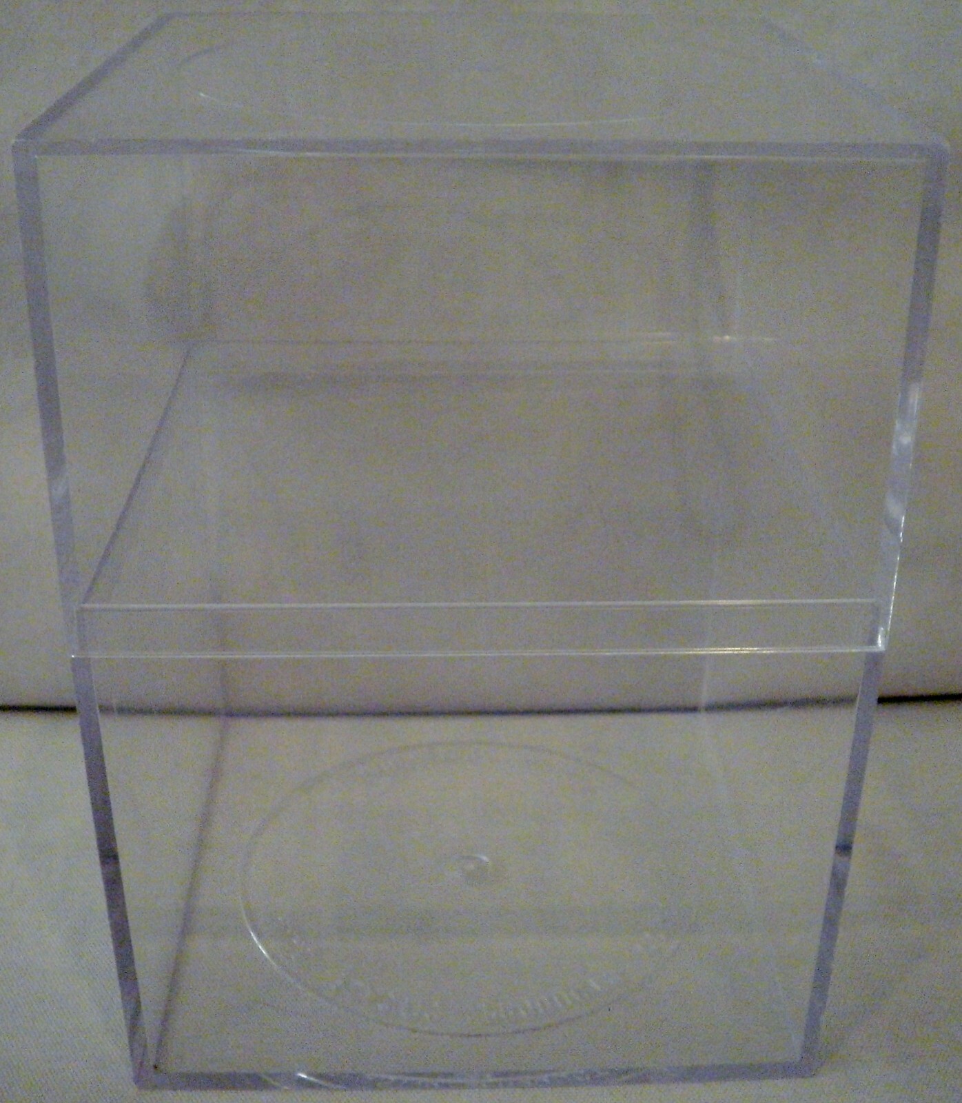 AMAC Plastic Products 4” x 4” x 5-1/2” High Clear Display Storage Box Case