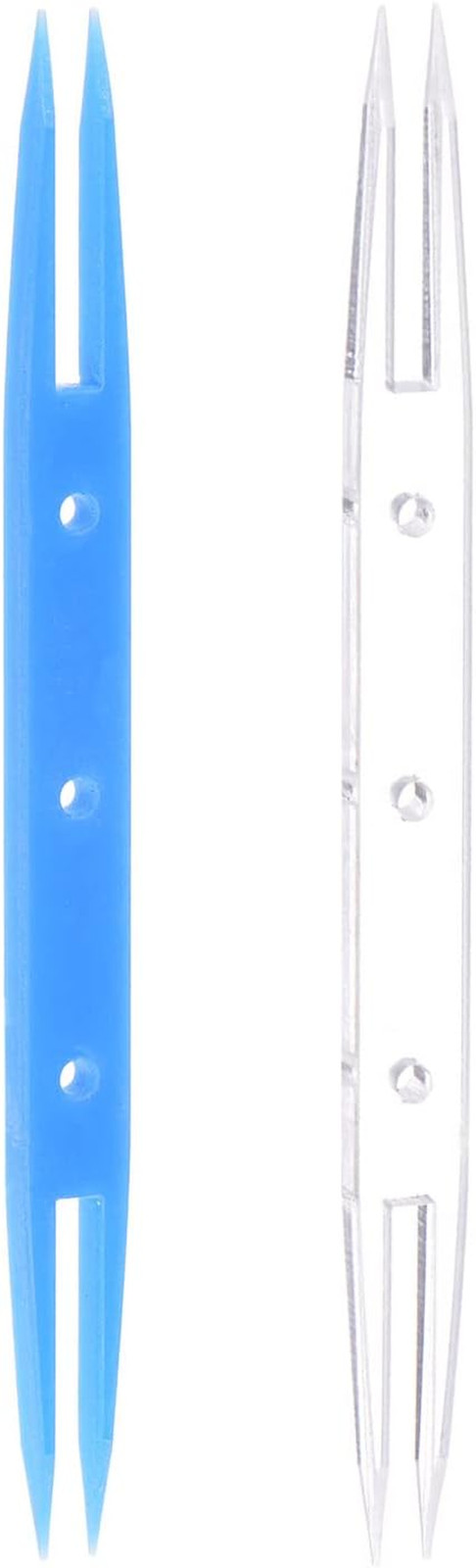 2Pcs Weaving Knitting Shuttle 85X6.8X2.8Mm Plastic Shuttles, for Lace-Making DIY