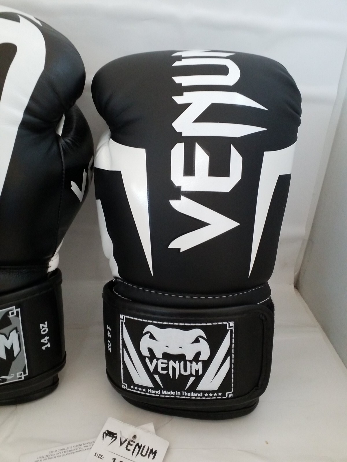 Venum Elite Hook and Loop Training Boxing Gloves