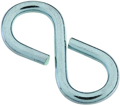 Stanley ST1020001 759172 Closed S-Hook 1-1/8 in Zinc Plated Pcs