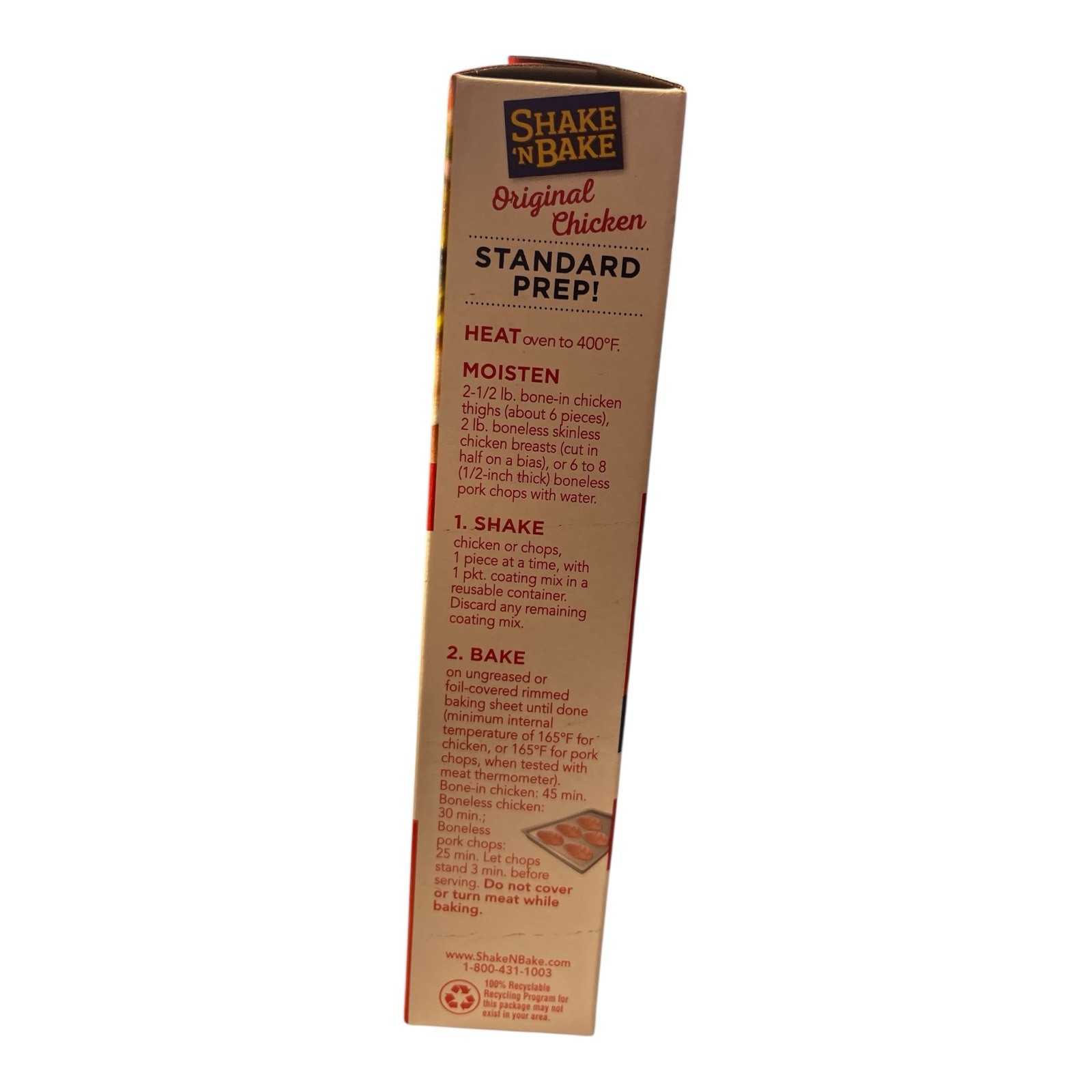 Shake'n Bake Original Chicken Seasoned Coating Mix 2 Box Pack