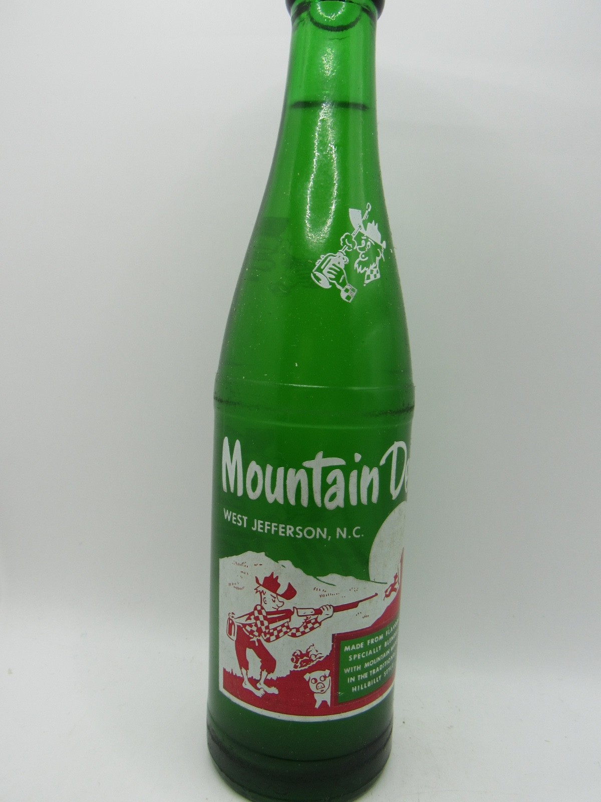 MOUNTAIN DEW Bottle - "'West Jefferson, N.C." - Pepsi