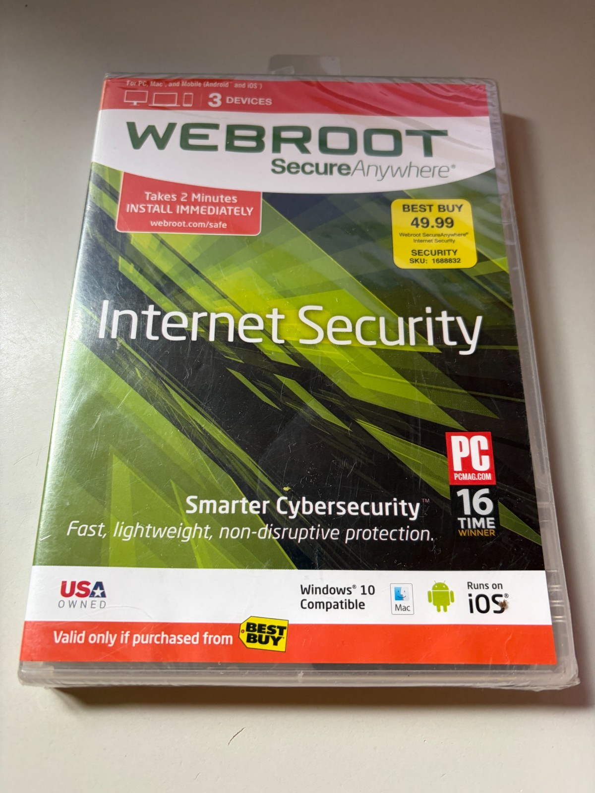 Webroot SecureAnywhere Internet Security - Full Version for Windows & Mac...