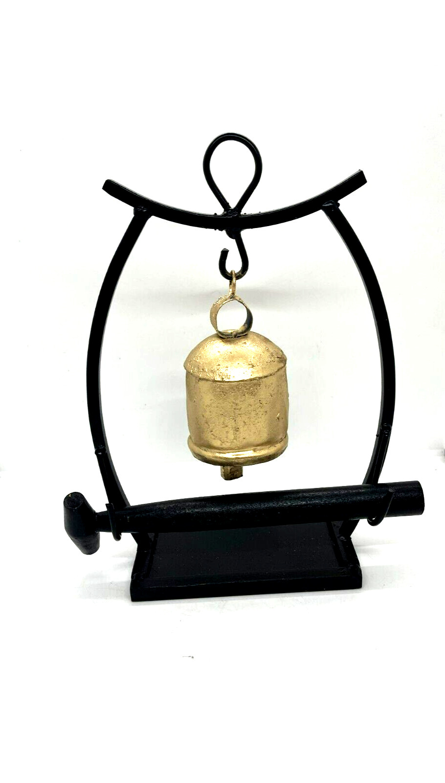 Iron Temple Style Gong with Timber Mallet  Happiness and Wealth to your home