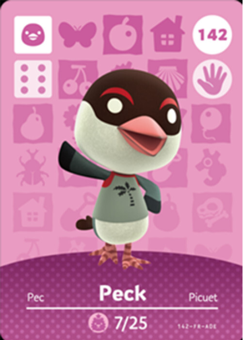 Animal Crossing Series 2 amiibo 142 - Peck (North American copy)