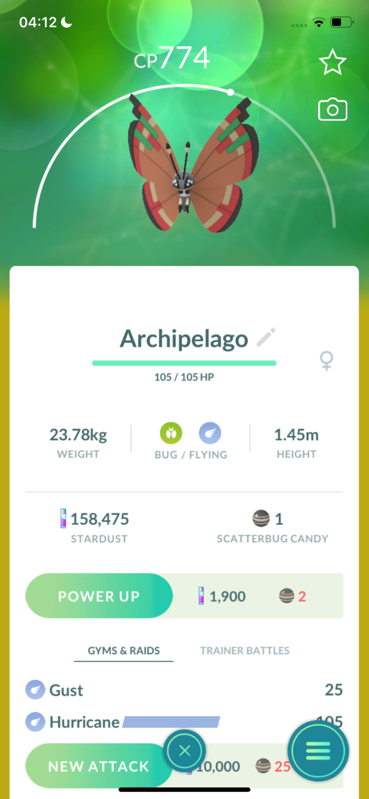 #666 Vivillon Archipelago Pattern ! Same Day Shippment or Next Day Guaranteed !