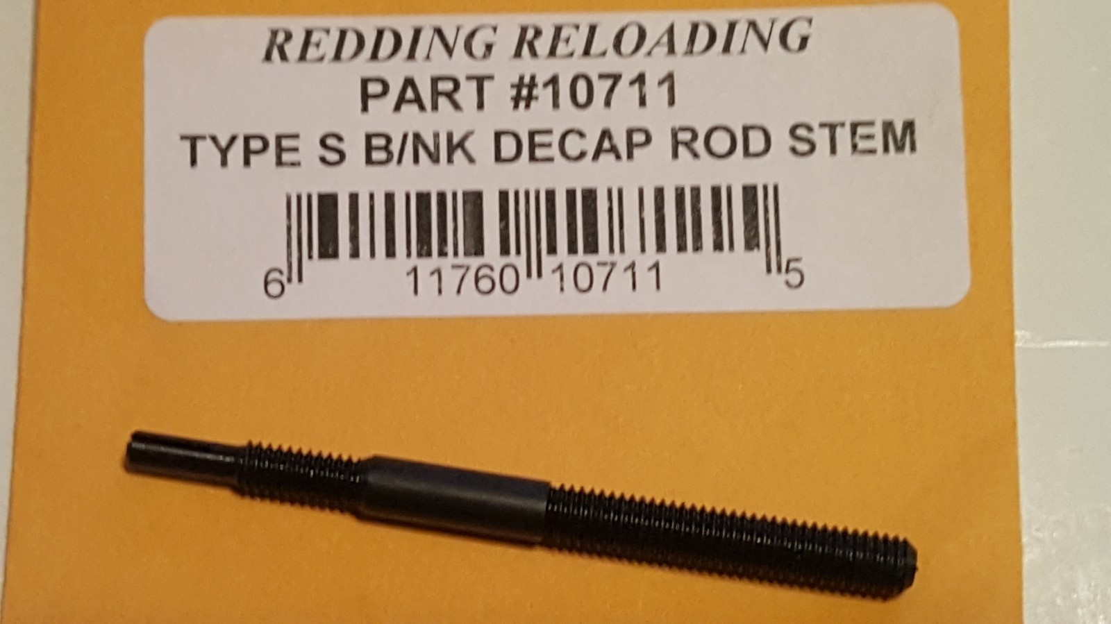 10711 REDDING TYPE-S DECAPPING ROD 222 REM - 6.5x47 LAPUA - NEW - FREE SHIPPING!