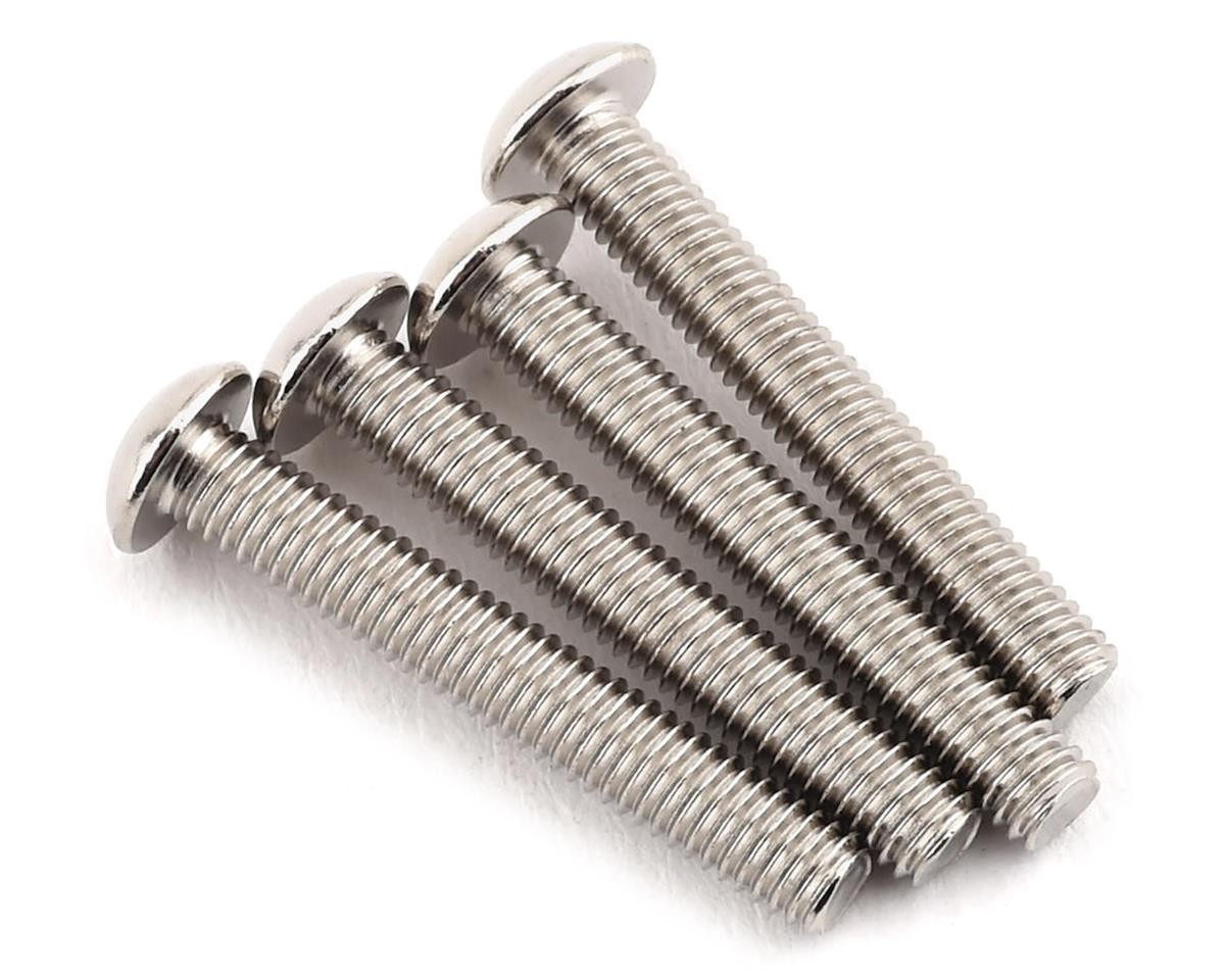 Team Losi Racing 3x20mm Left Hand Button Head Screws (4) [TLR245006]