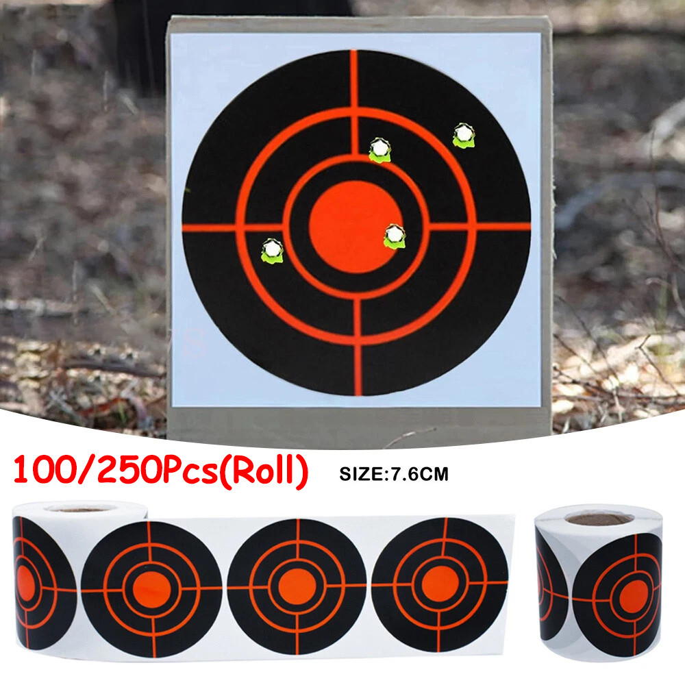 Shooting Target Self Adhesive Target Sticker Targets Splatter Reactive 3" inch