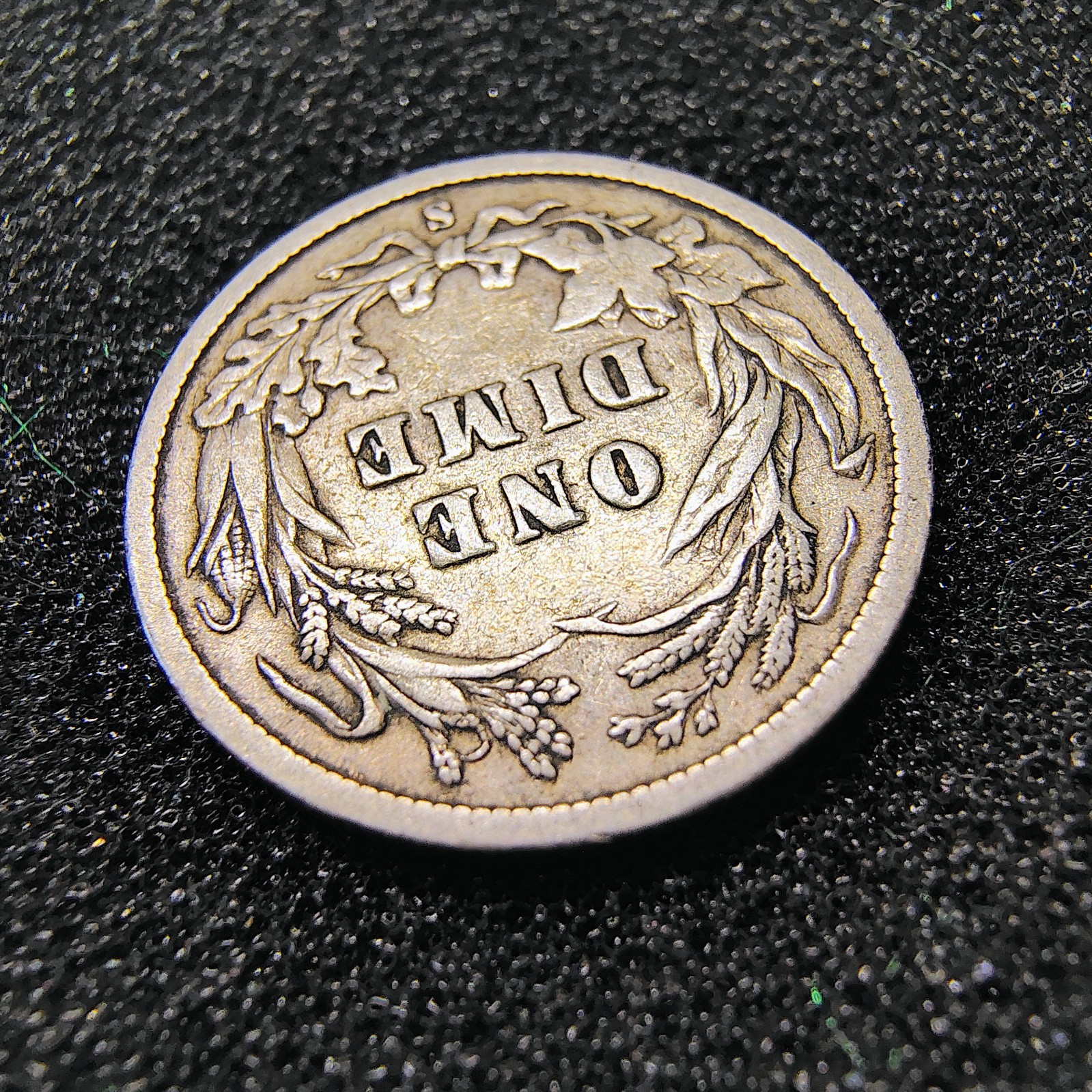 1895-S Barber Dime 10C - Better Date - San Francisco Mint - F-VF - Light Toning