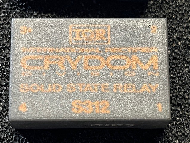 CRYDOM S312 SOLID STATE RELAY, LOT OF 2, NOS
