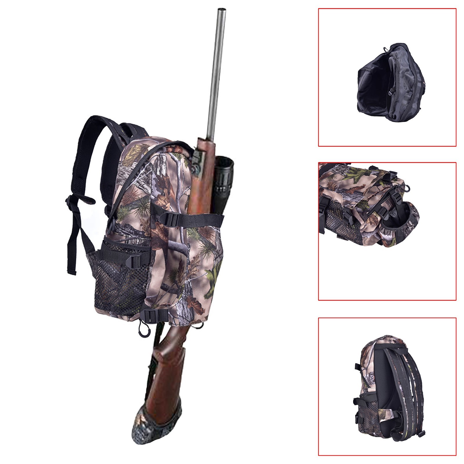 Sling Backpack with Holder Gun Bag For Rifle Shotgun Hunting Bags Camping Packs