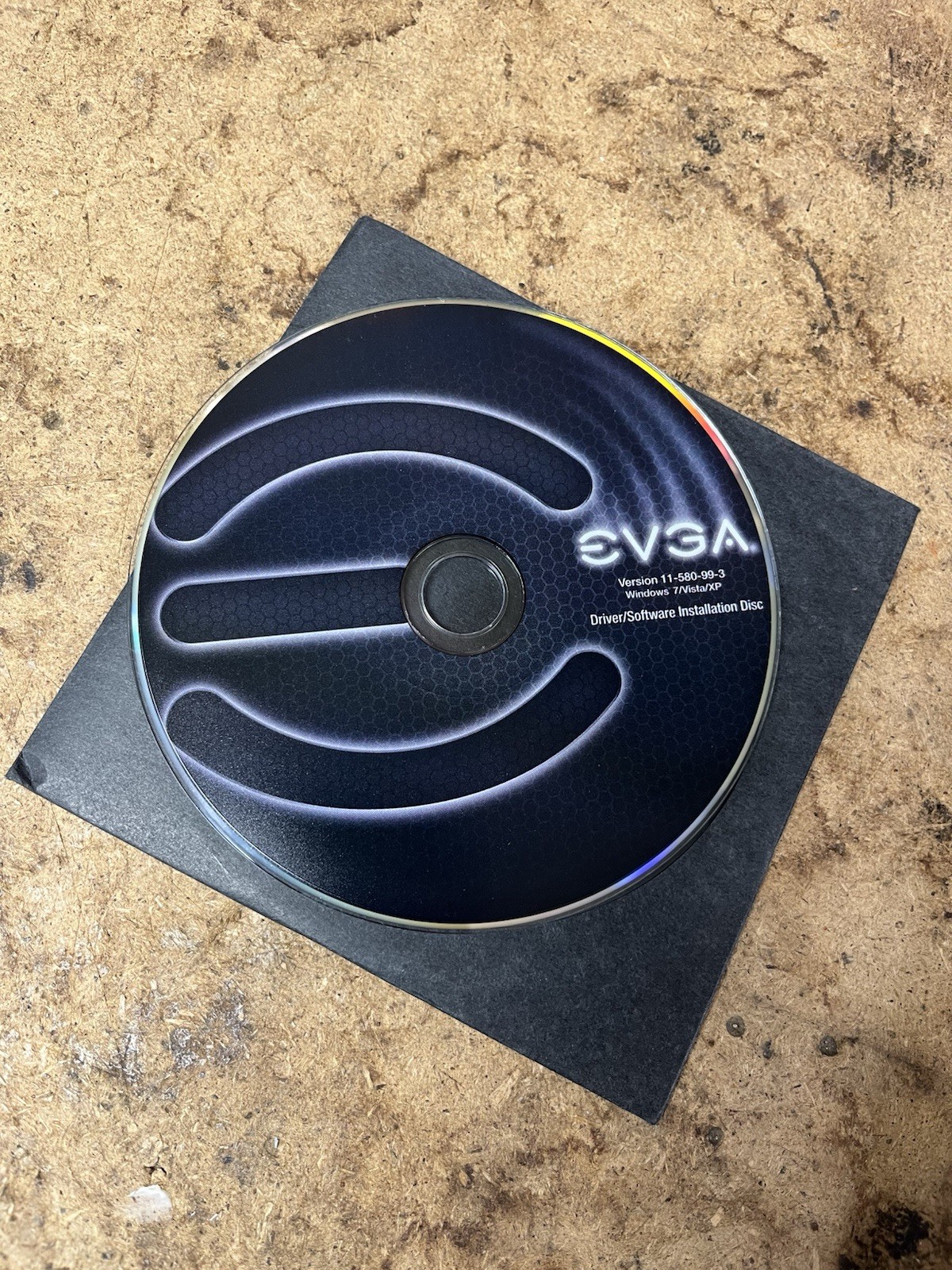 EVGA Disc 11-580-99-3 Version Windows 7 Vista XP Software Driver Installation