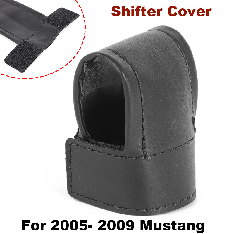 For 05-09 Mustang Leather Shifter Cover Shifter Repair Fix Peeling Chrome Colors