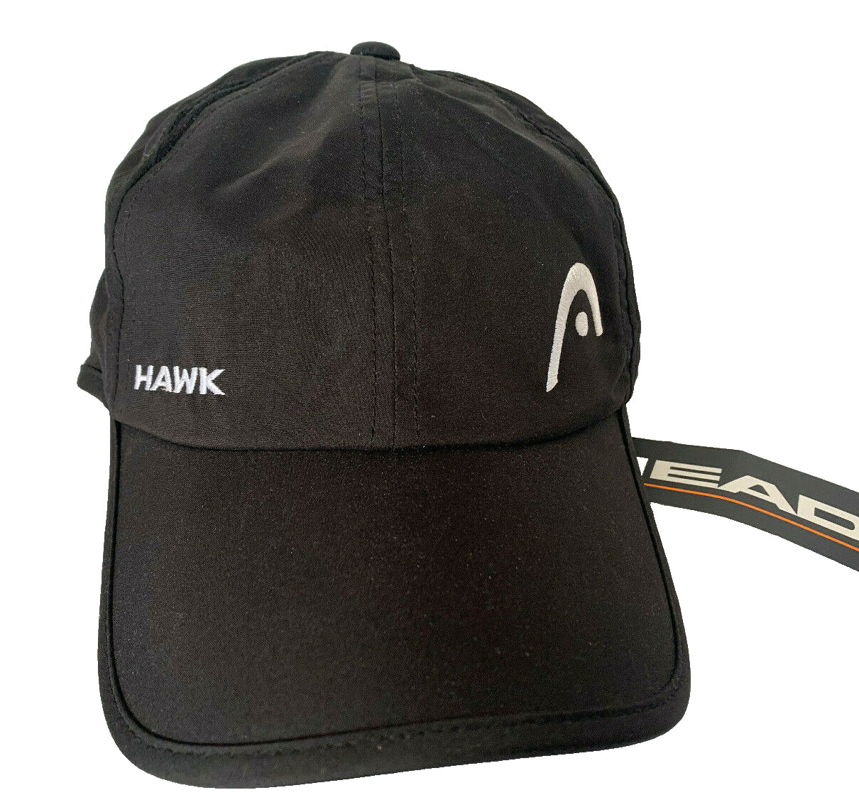 NEW! VINTAGE HEAD Adult HAWK Pro Player Tennis/Golf Hat Pickleball Cap-Black