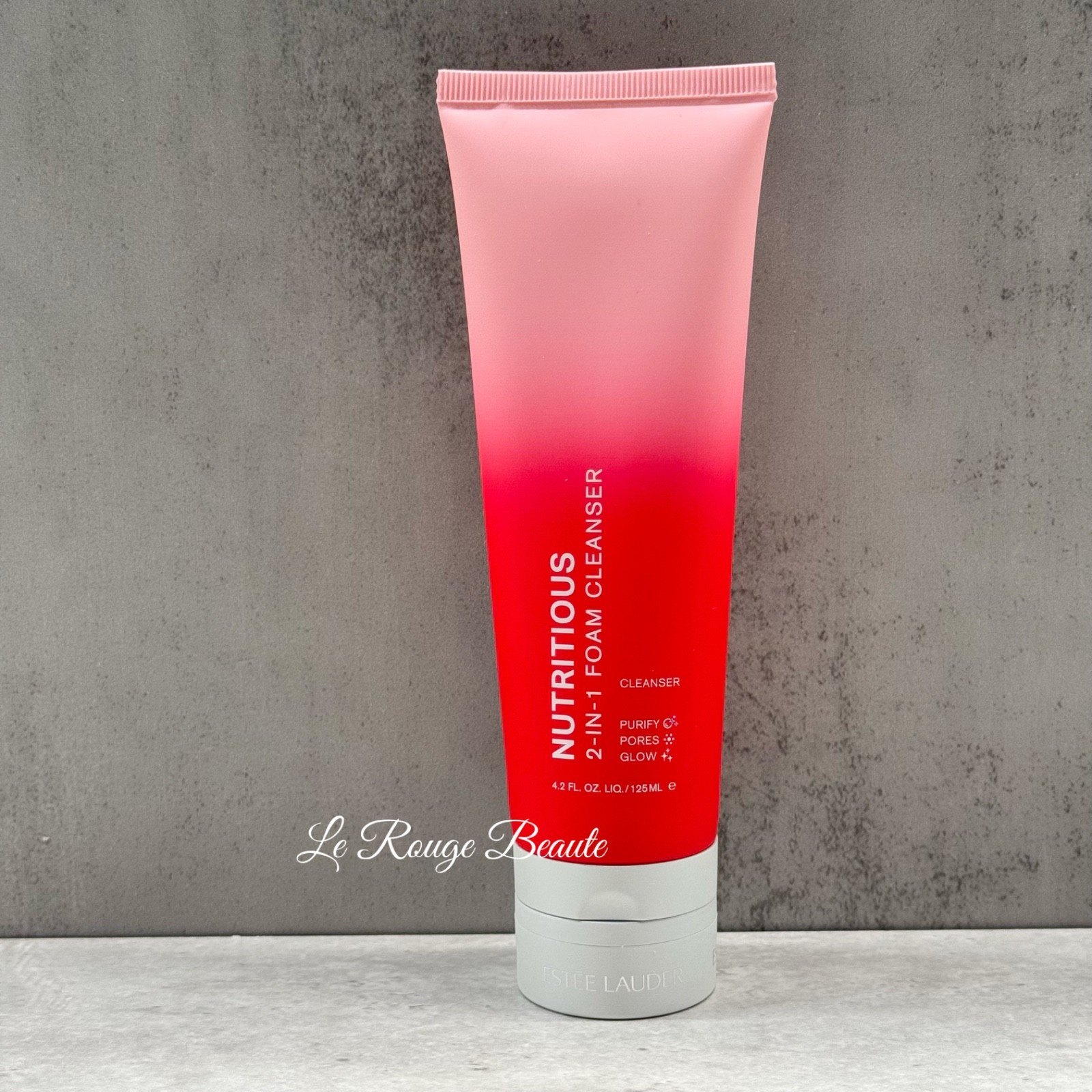 Estee Lauder Nutritious 2 in 1 Foam Cleanser Face Wash - Full Size 4.2oz 125ml