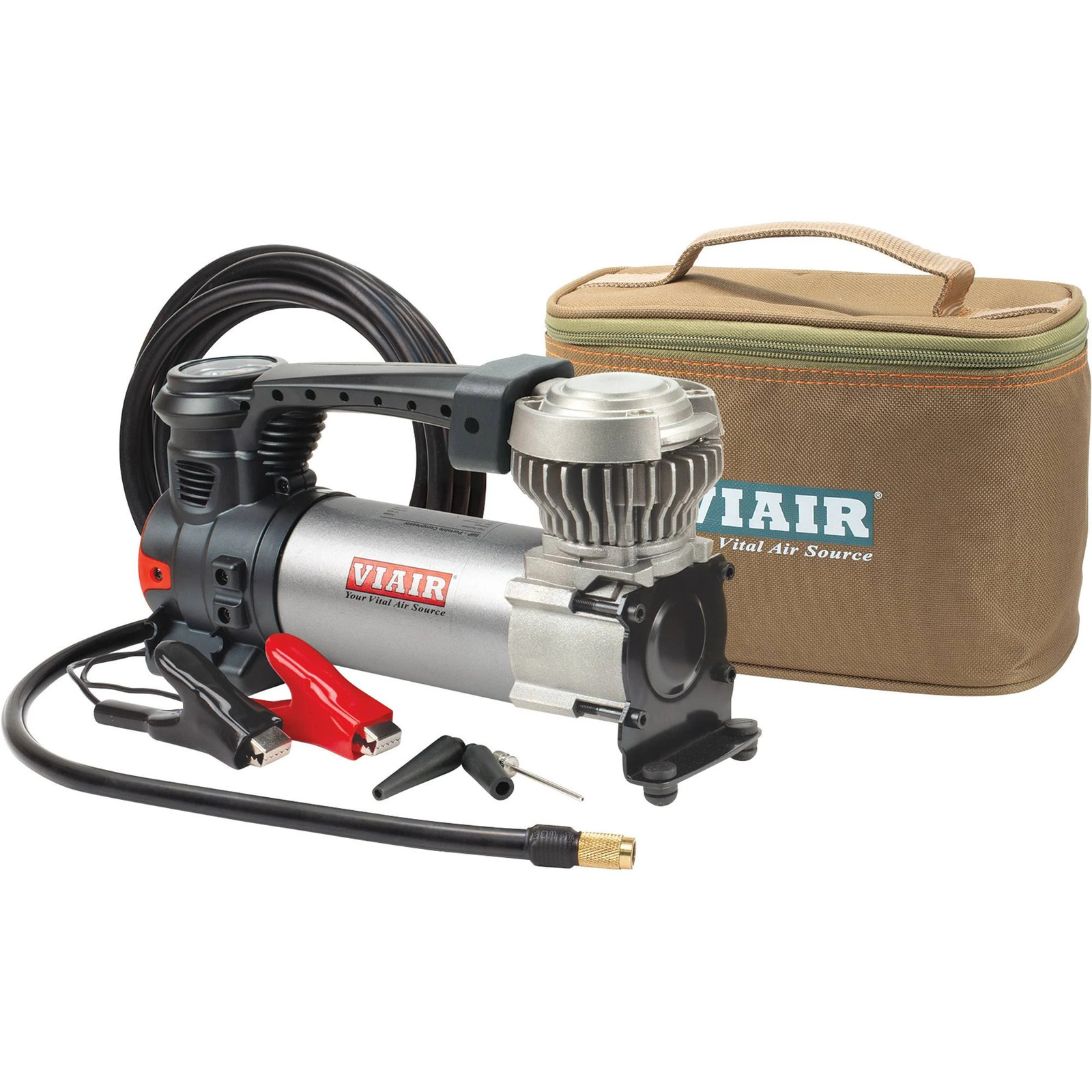 88P - 00088 Portable Compressor Kit with Alligator Clamps, Tire Inflator