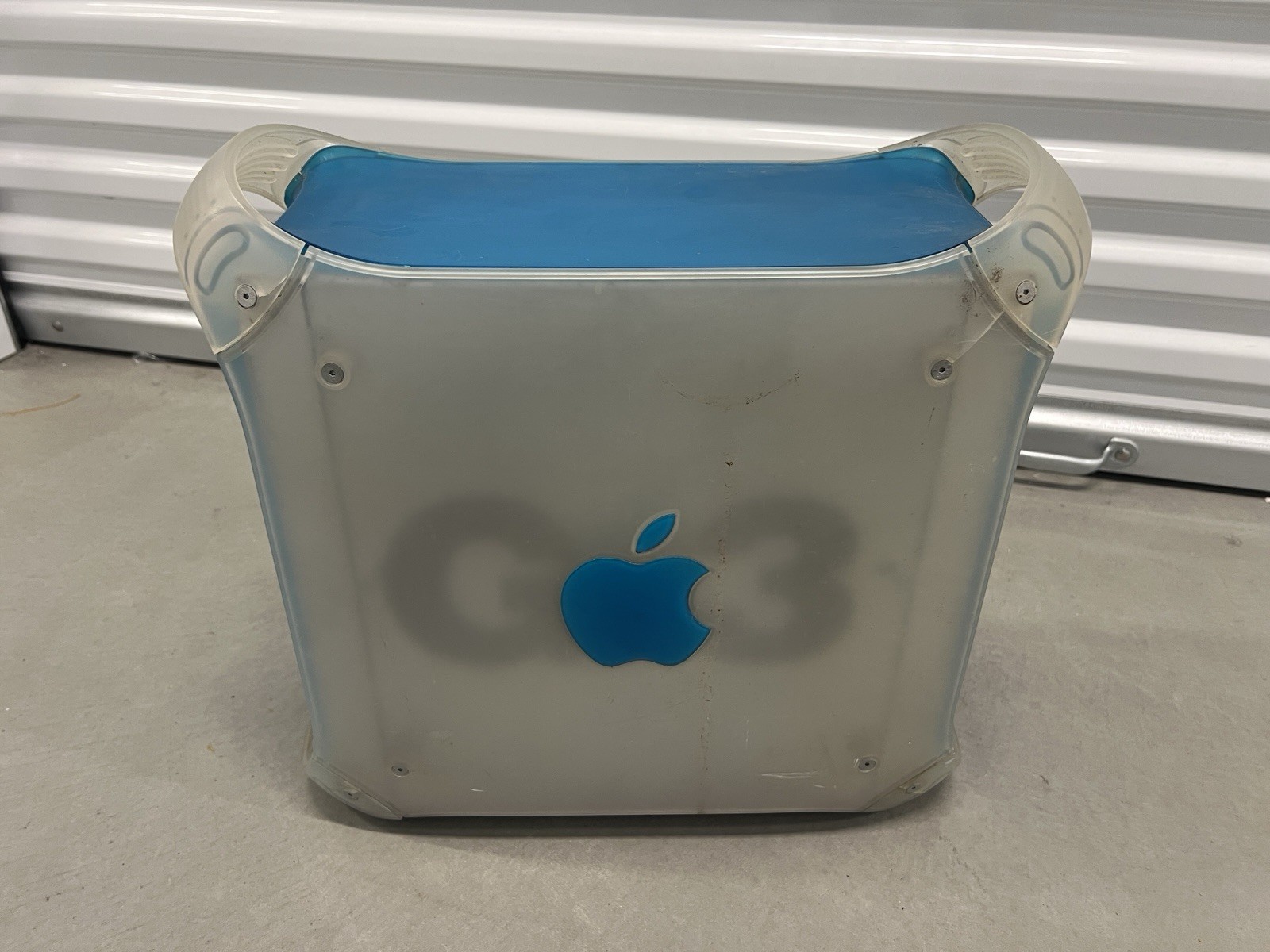 Apple Power Macintosh G3 Vintage Desktop Computer Blue & White