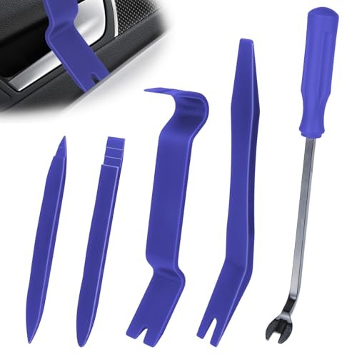 5PCS Auto Trim Removal Tool kit, Car Accessories Clip Pry Tools Kit No Blue