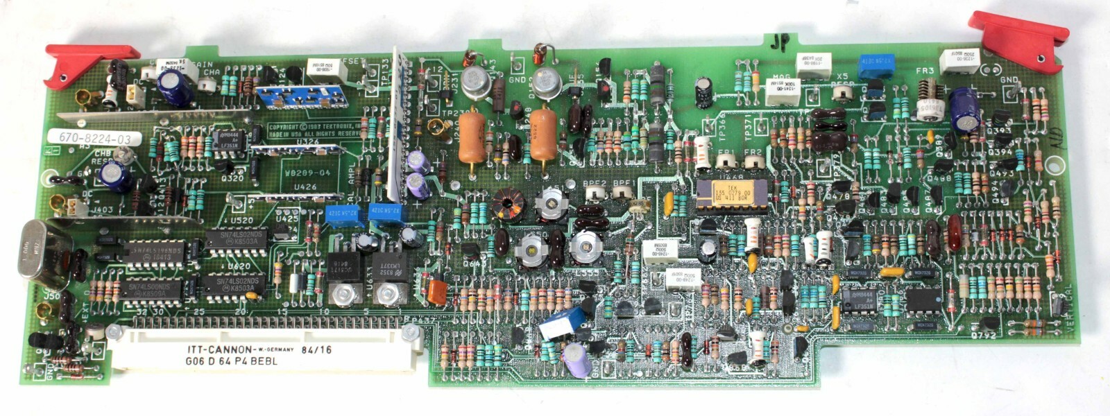 TEKTRONIX 1750A SET OF 4 BOARDS WORKING