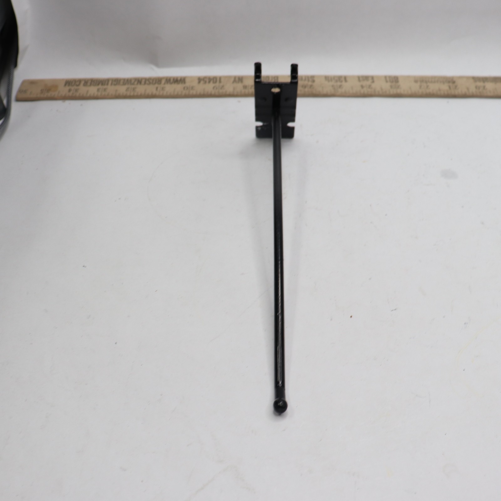 Peg Hook for Gridwall Black 8"