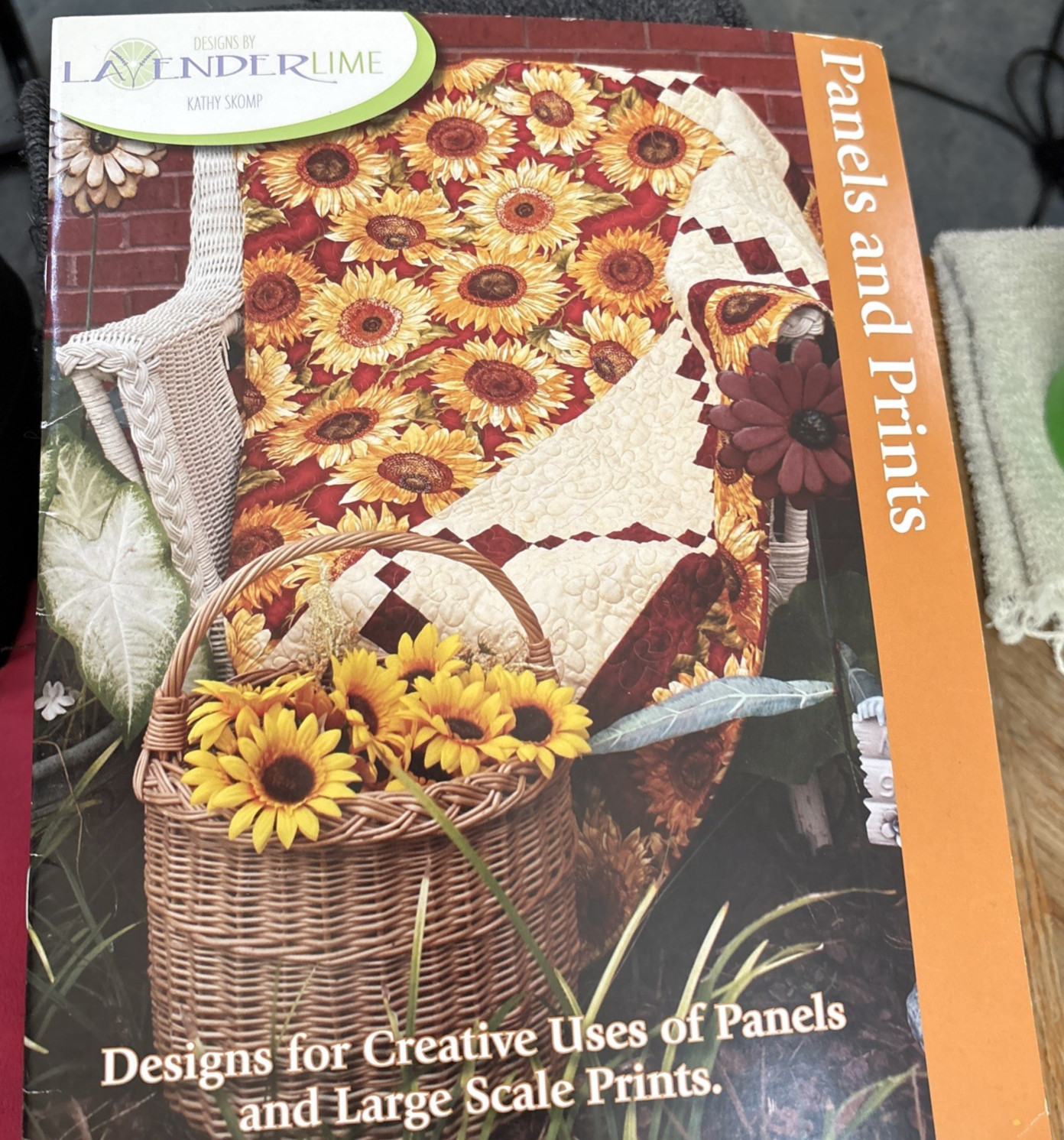 Rare Designs by Lavender Line PANELS & PRINTS Quilt Pattern 2009 bk