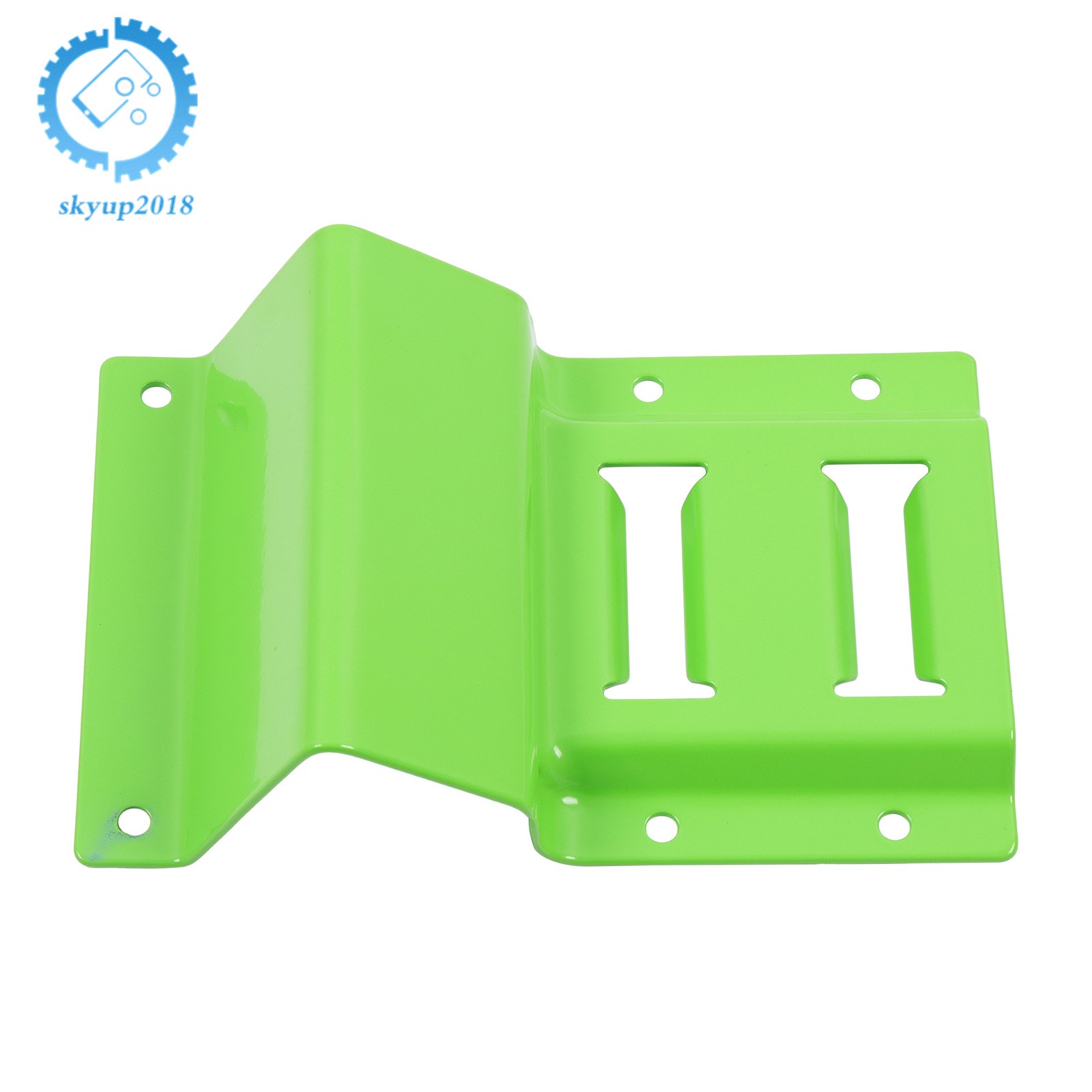 Green Wheel Chock And 6ft Ratchet Strap Kit For E Track System ATV UTV Tractors
