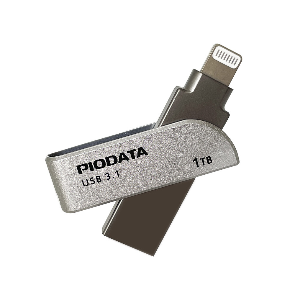 iXflash MFi 1 TB iPhone iPad Flash Drive Photo Stick Storage Lightning USB-A
