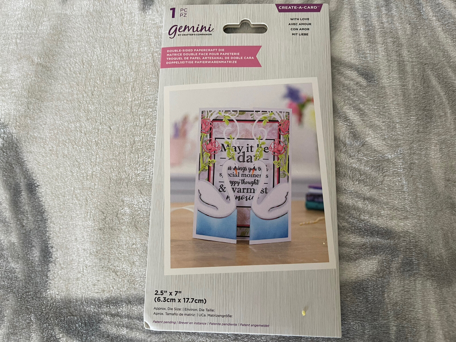 Crafter's Companion With Love Create-A-Card Die Set New 773211