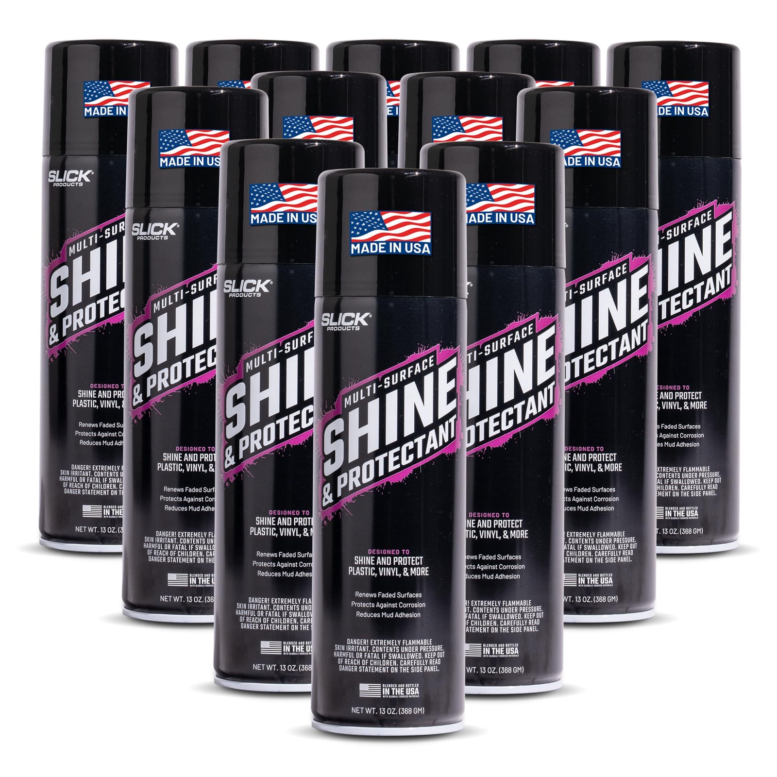 Products Multi-Surface Shine & Protectant Spray, Renew Vinyl, 17.35 floz 12-Pack