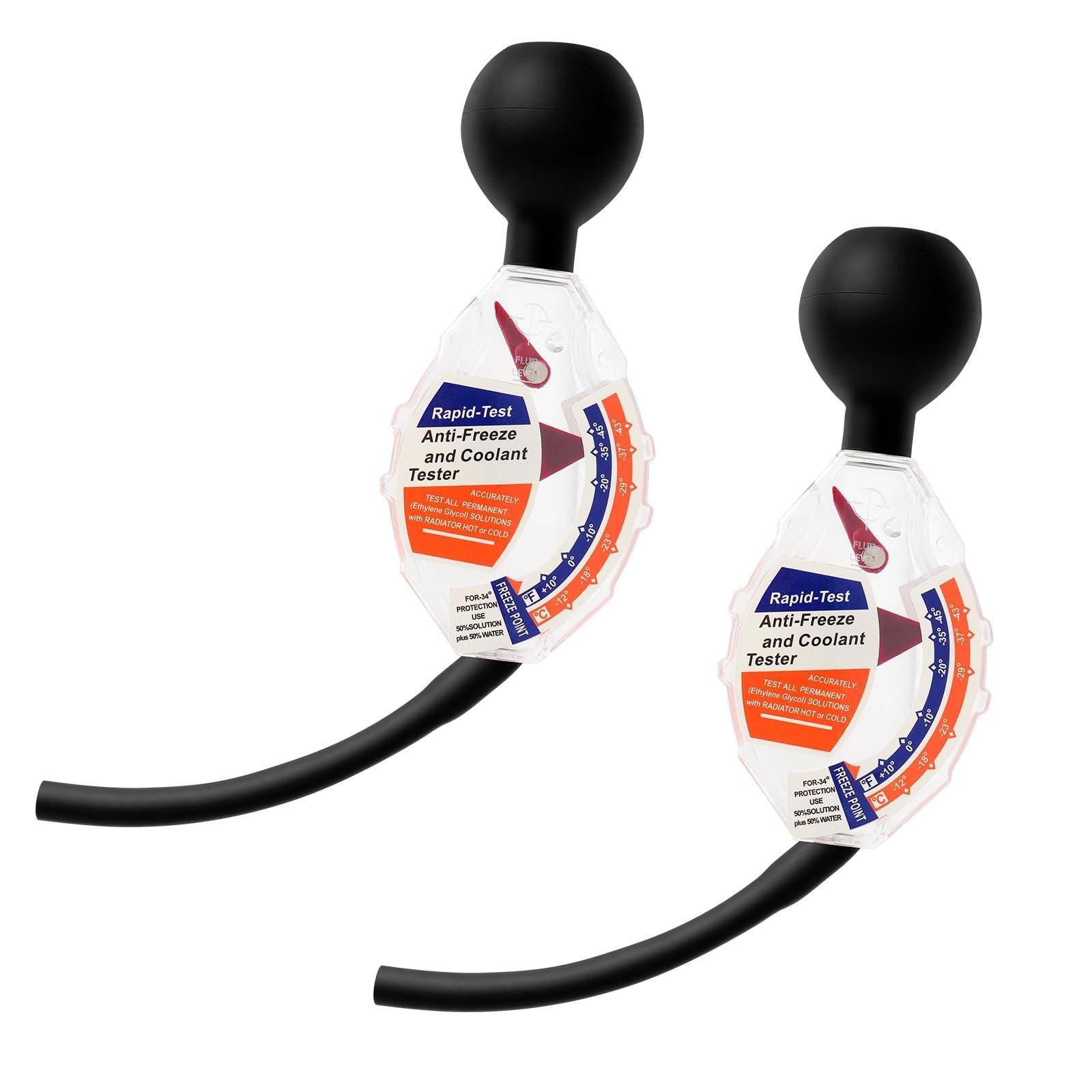 2PCS Professional Antifreeze Tester Automotive,Accurate Antifreeze Coolant Te...