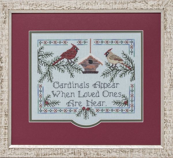 Cardinals Appear GP-297 by Glendon Place cross stitch pattern