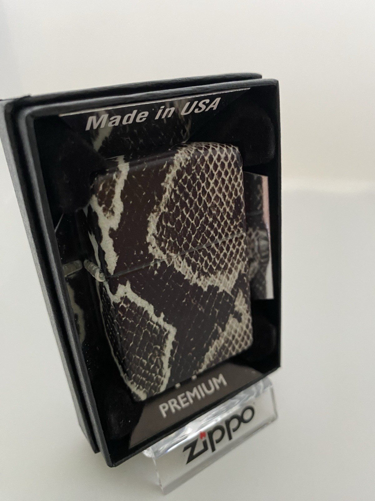 Zippo Snakeskin 540 Wrap On A 2022 Lighter