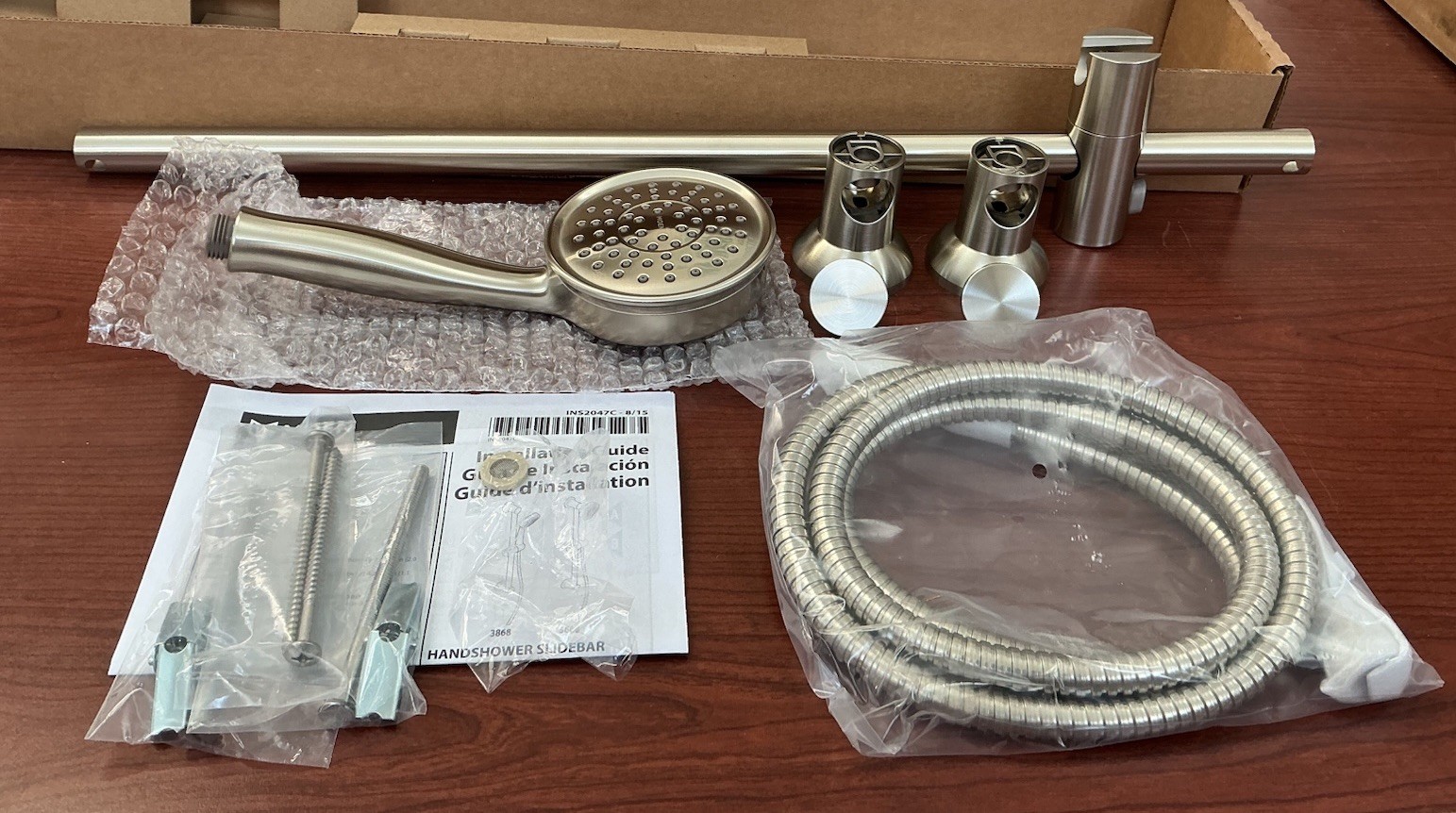 Moen 3668EPBN Brushed Nickel Eco-Performance Handshower W/SlideBar B1
